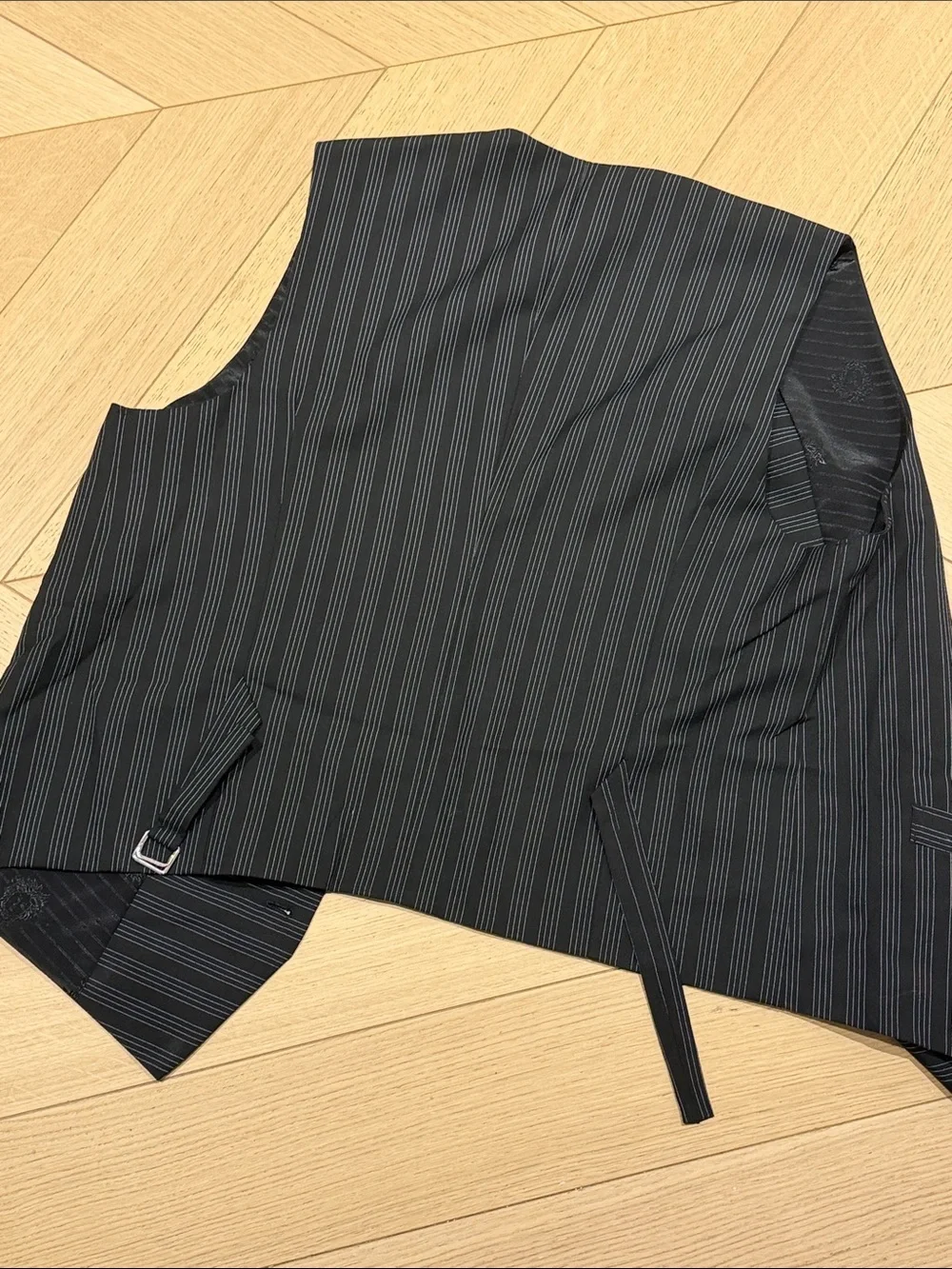 Custom-Made Pinstripe three-piece suit